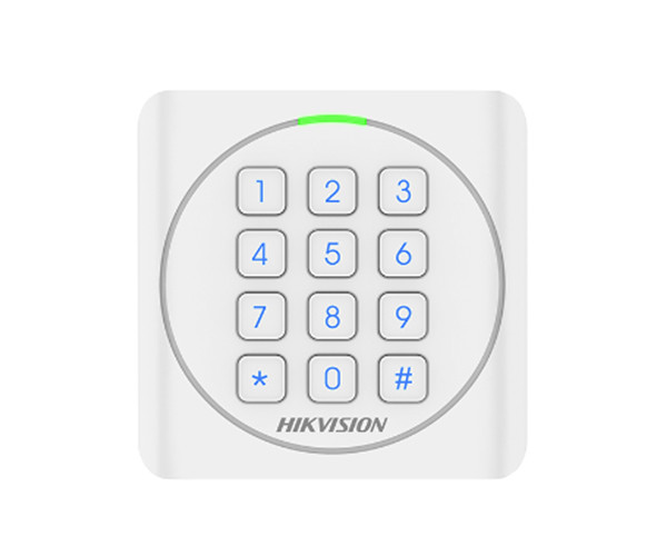 【海康威視IC密碼門禁讀卡器】?？低旽IKVISION數(shù)字鍵盤門禁IC讀卡器DS-K1801MK